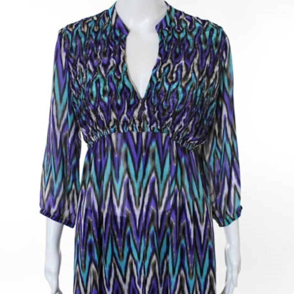 Laundry by Shelli Segal Abstract Tunic Sz. S